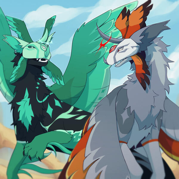 OCs by emwcued and their friend